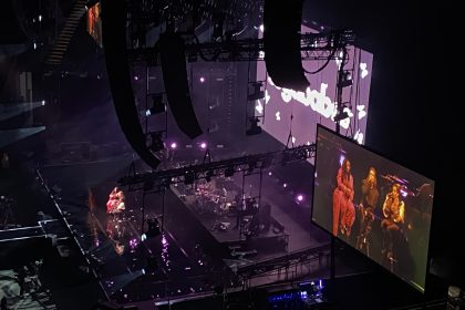 sugababes at o2 2025 posing for ondon mums magazine