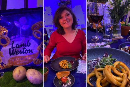 Lamb Weston’s elevated Chippy Tea ExperienceLamb Weston’s elevated Chippy Tea Experience monica costa editor of london mums magazine collage