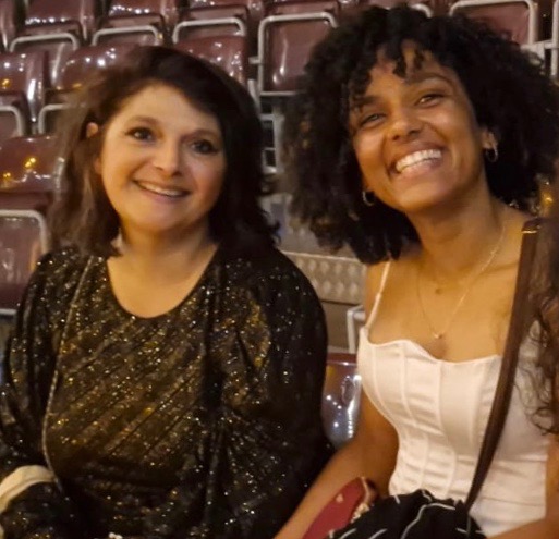 Monica Costa and Tardy Mrs G(rief) aka Ori Anané