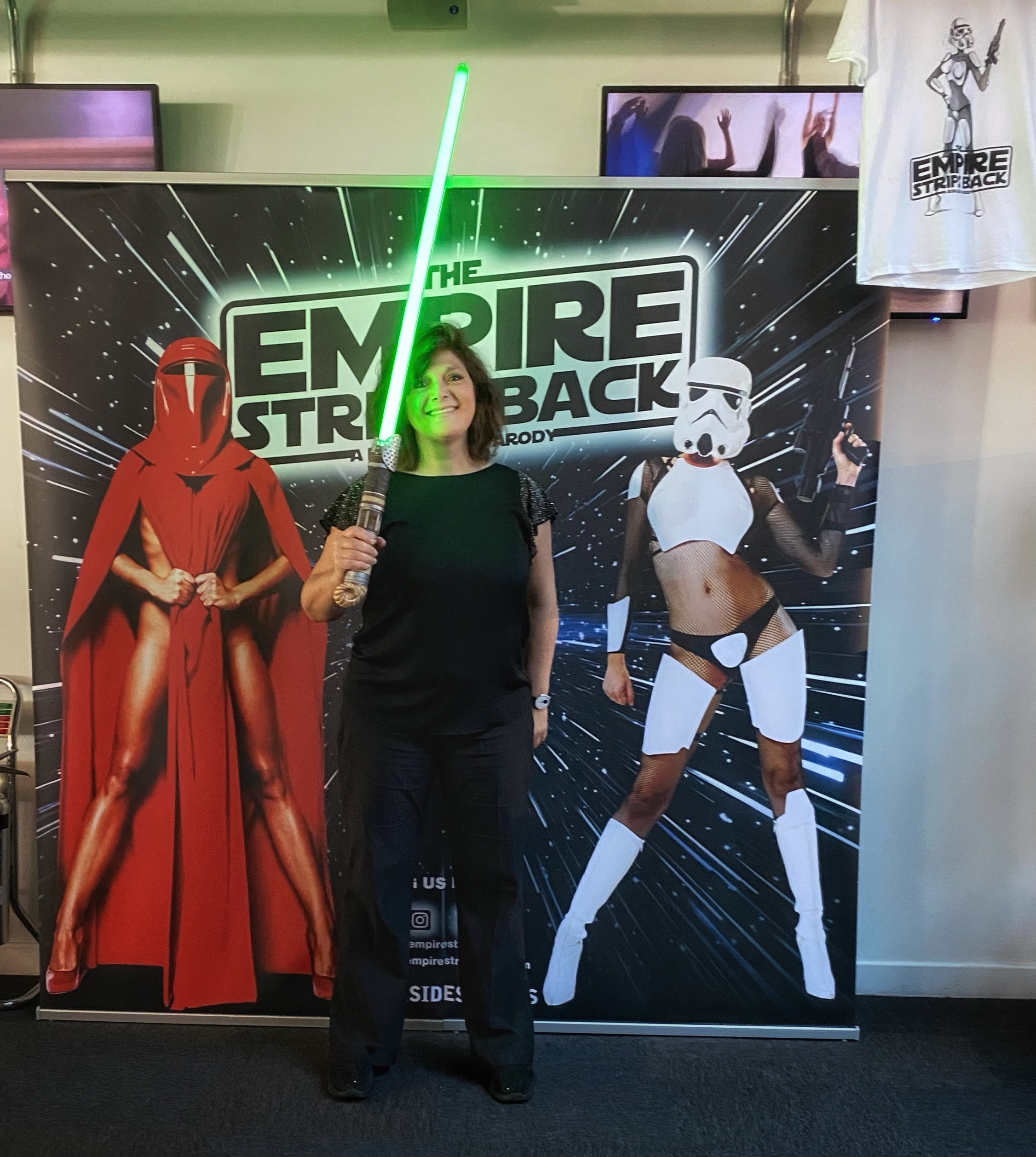 The Empire Strips Back&nbsp;Monica Costa posing for London Mums magazine