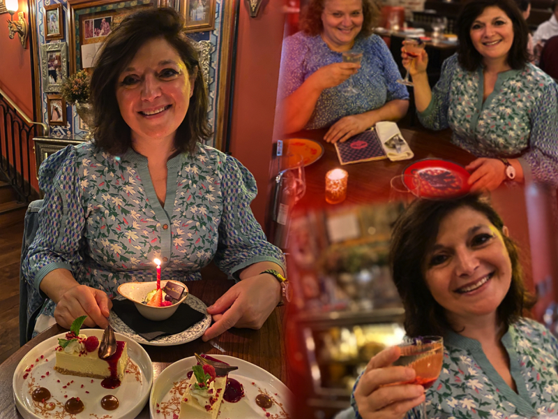 Colonel Saab cheesecake indian dining