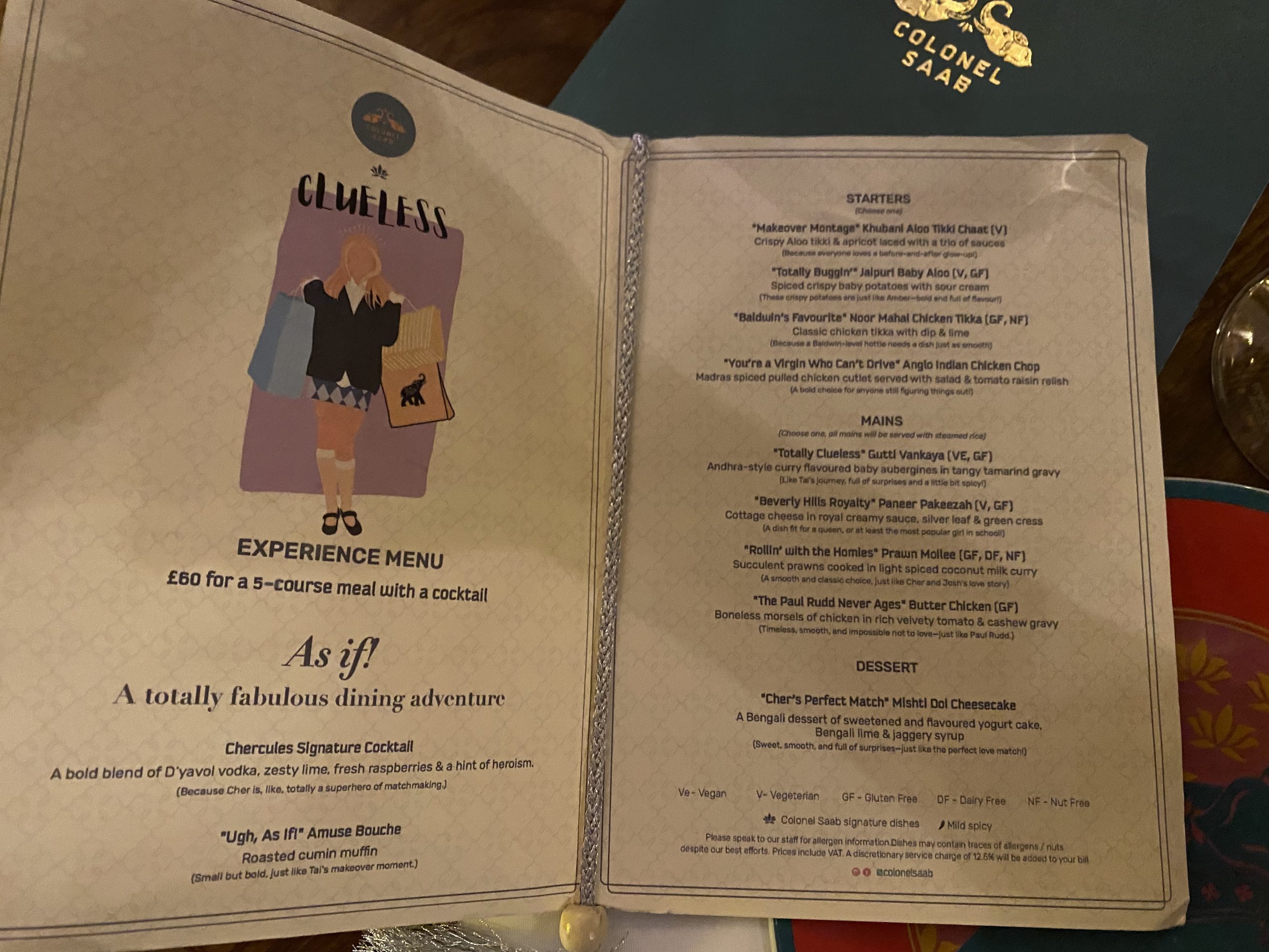 Colonel Saab indian dining 