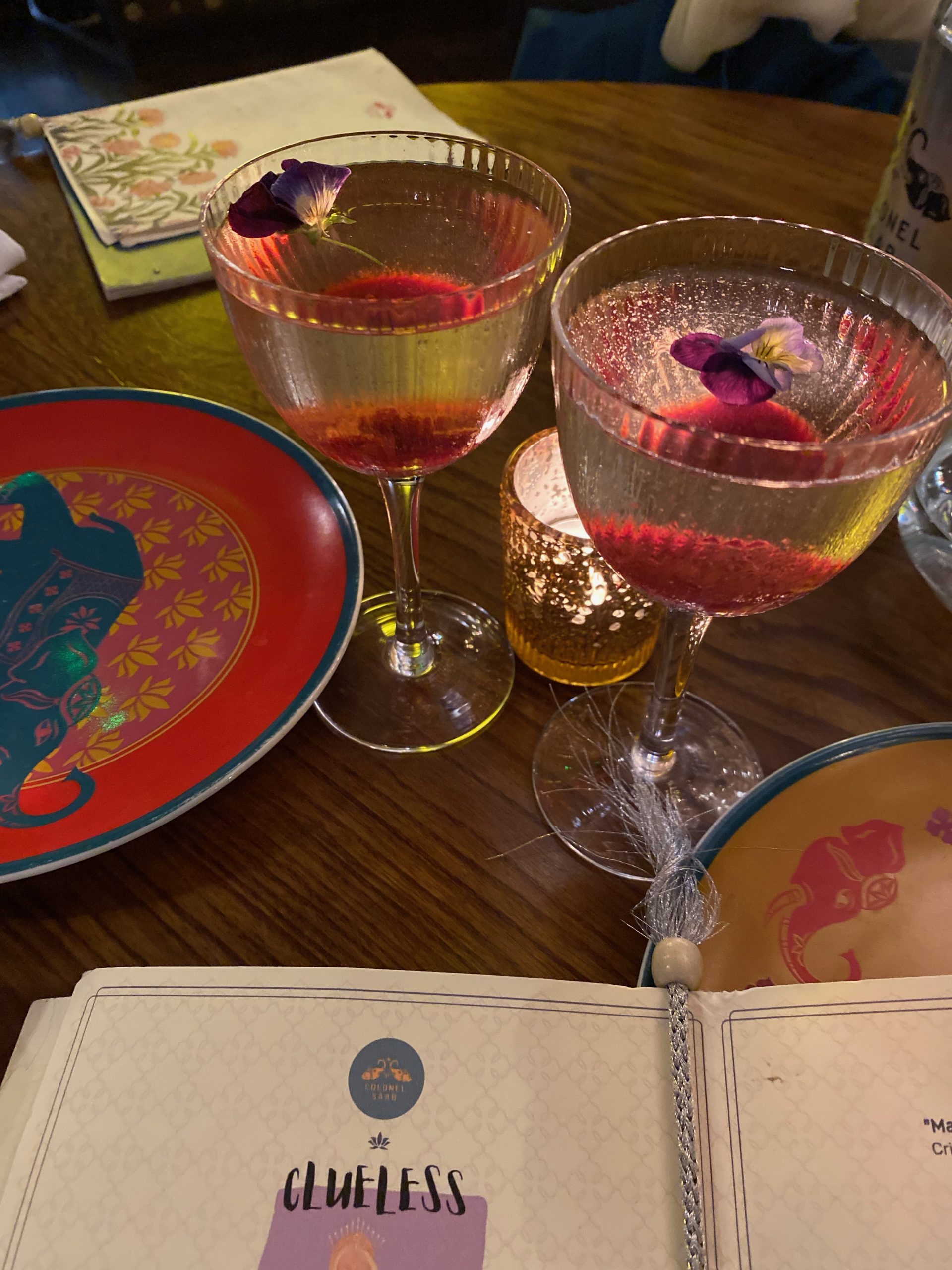 Colonel Saab indian dining cocktail