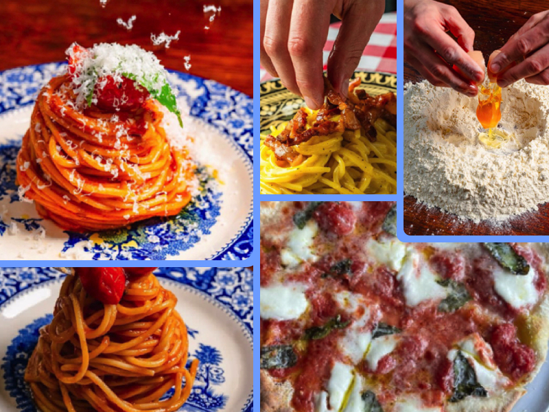 Francesco Alvino chef food collage