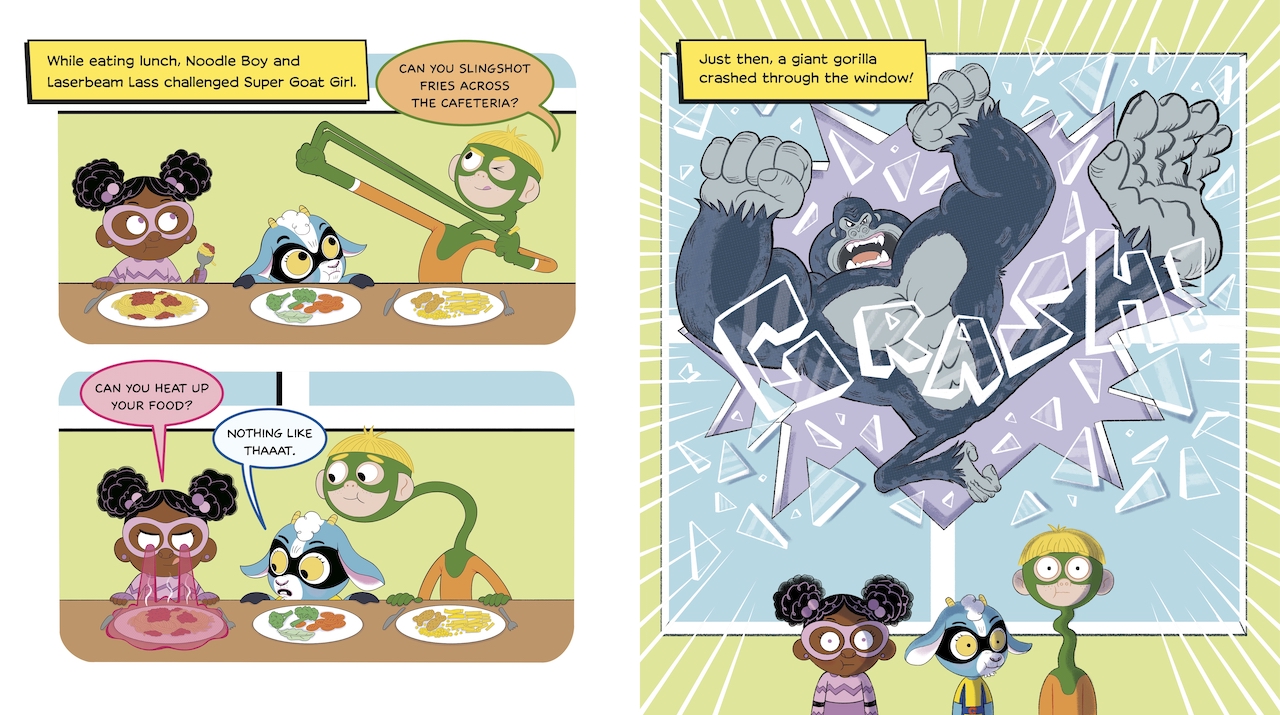 Super Goat Girl illustration