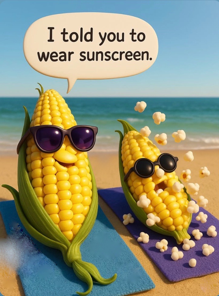 sunscreen mais joke skincare sun damage