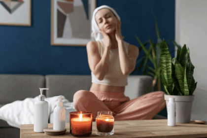 With at-home rituals it's not about reproducing a spa exactly. It's about creating simple rituals that feel luxurious, cost basically nothing, and make you feel good in your skin