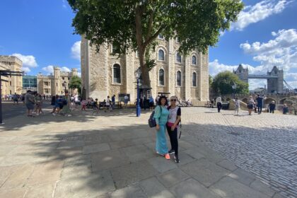 Tower of London mums magazine reporters