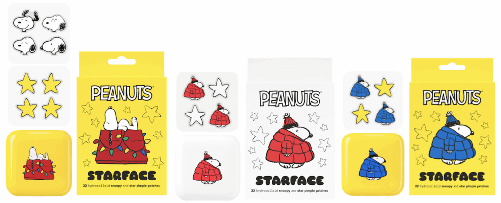 snoopy branded Teen Skincare Stocking Fillers they’ll actually love Starface shines this Christmas products 2.pngTeen Skincare Stocking Fillers they’ll actually love Starface shines this Christmas products 3.pngTeen Skincare Stocking Fillers they’ll actually love Starface shines this Christmas products 4.pngTeen Skincare Stocking Fillers they’ll actually love Starface shines this Christmas products