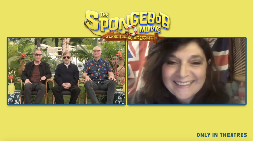 Mark Hamill, Tom Kenny & Bill Fagerbakke talk SpongeBob movie with London Mums