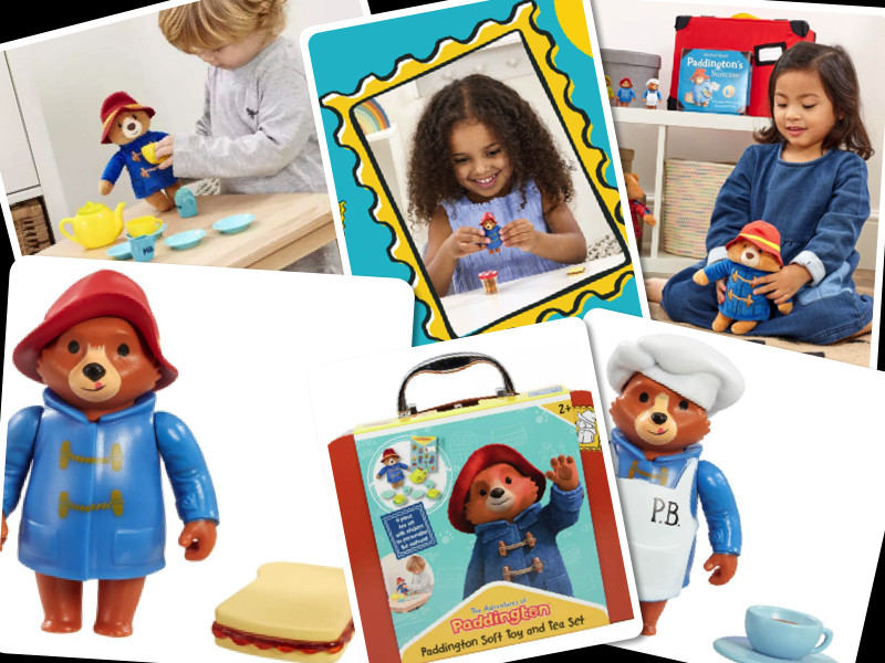 Paddington bear gifts collage