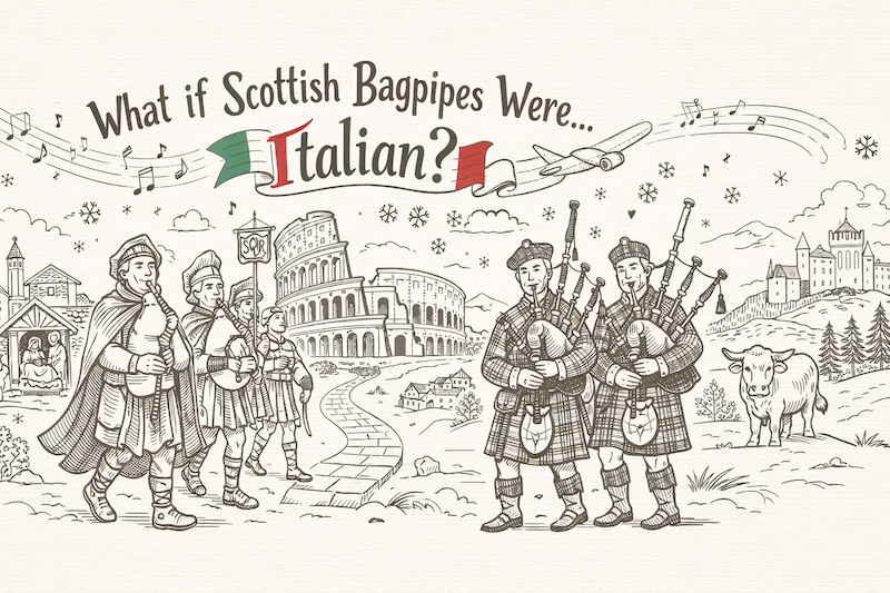 What if Scottish Bagpipes were… Italian?