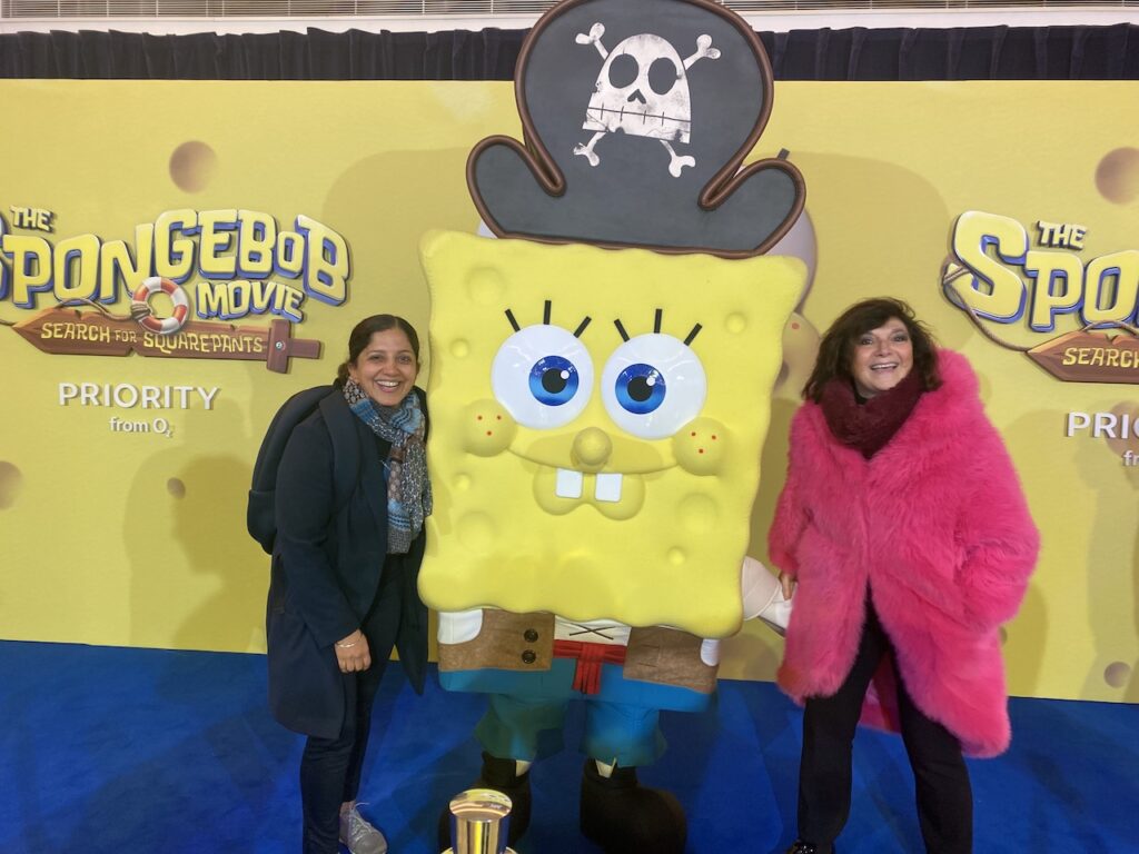 monica costa editor london mums magazine in spongebob movie poster