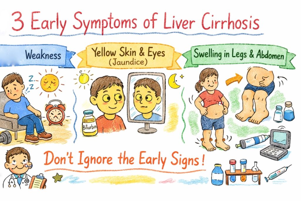3 Early symptoms of liver cirrhosis