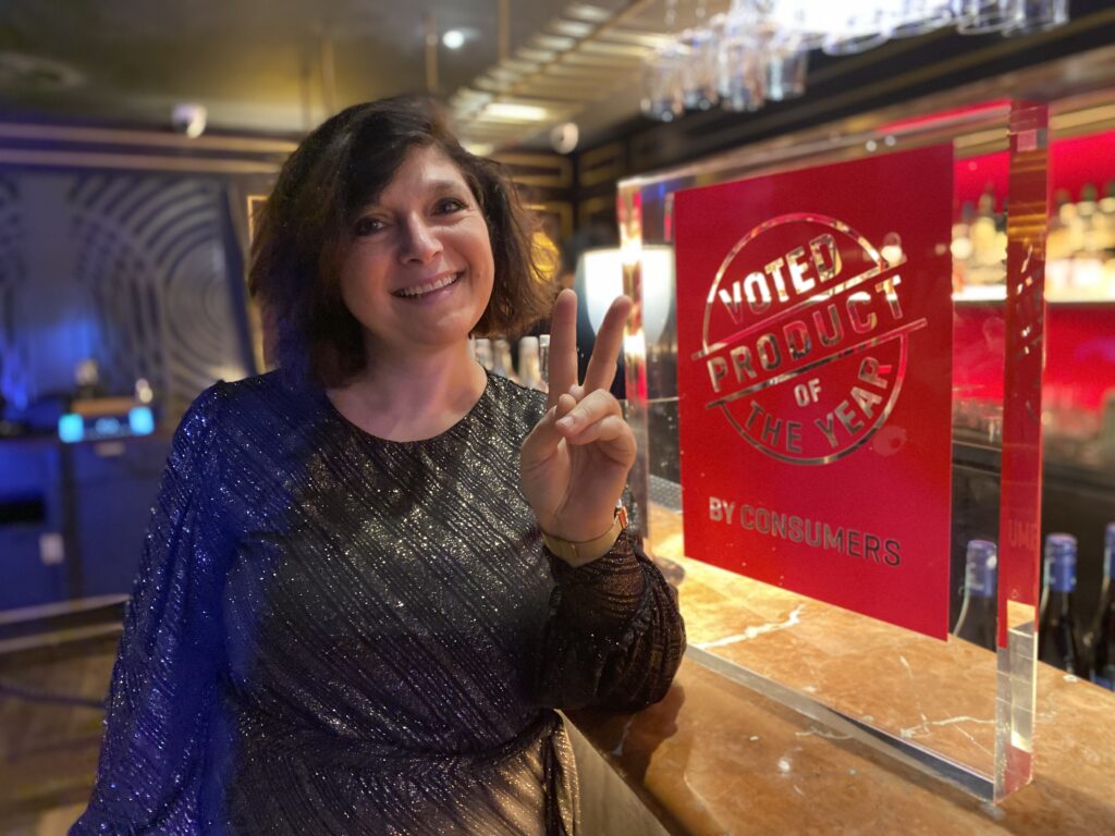 Monica Costa at Product of the Year 2026 awards night