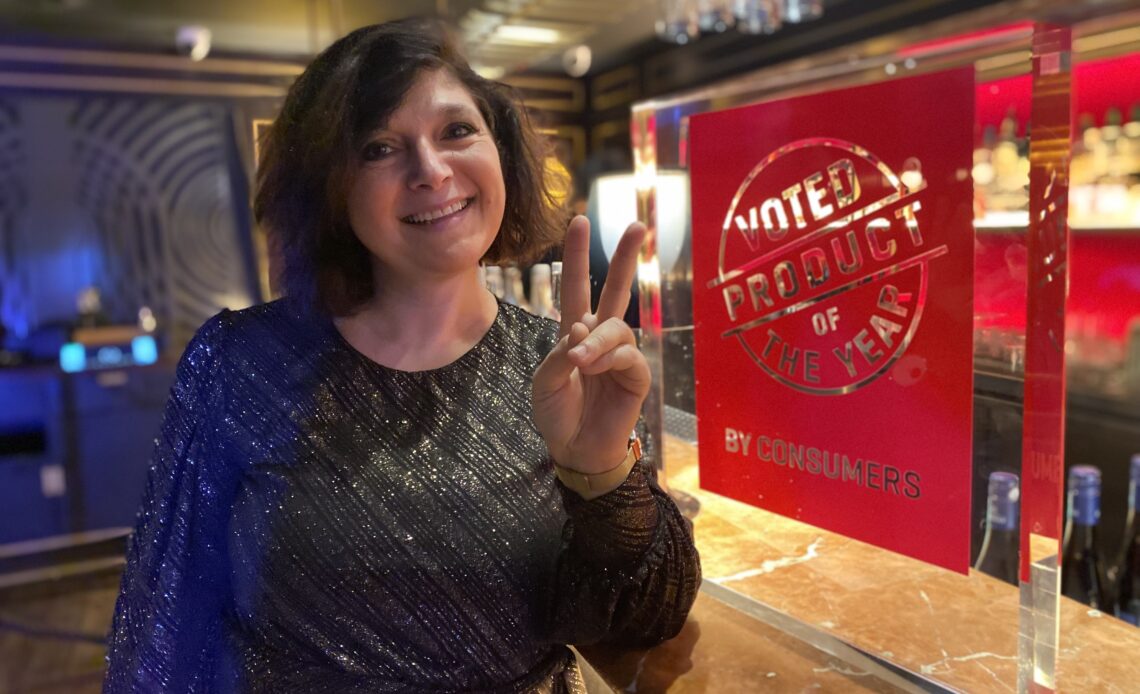 Monica Costa at Product of the Year 2026 awards night