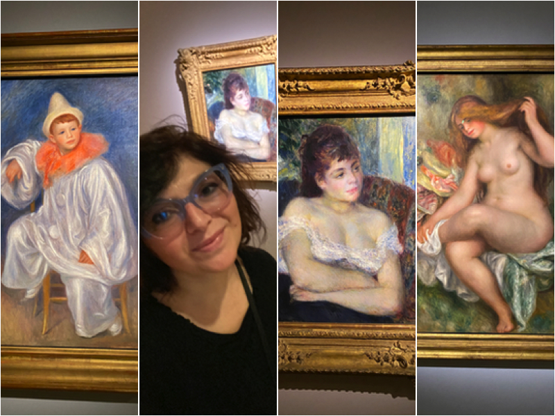 Rome Impressionismo e oltre Impressionism & beyond at Museo dell’Ara Pacis collage by London Mums magazine