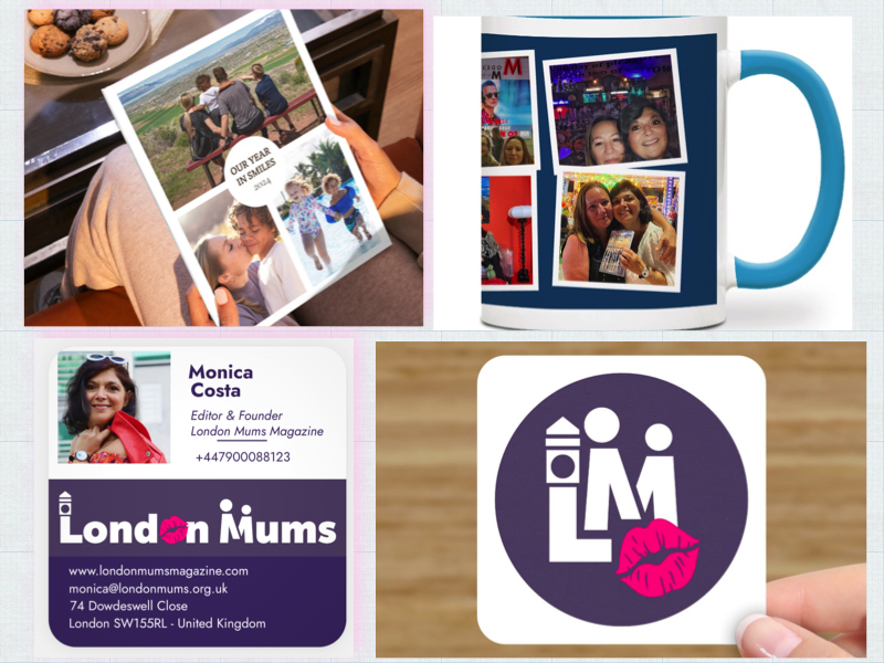 Vistaprint review London mums magazine collage