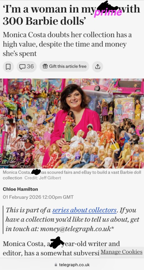 300 Barbies, zero regrets: Why I refuse to ‘act my age’