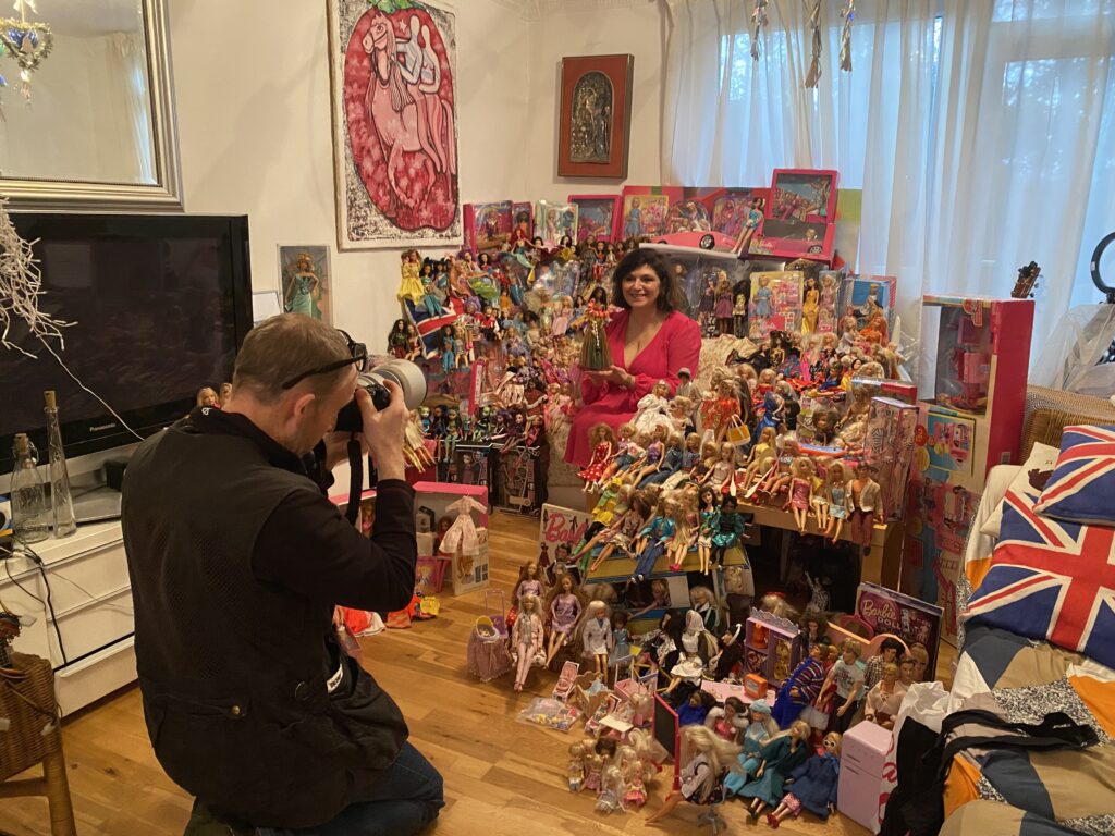 300 barbies photo shoot