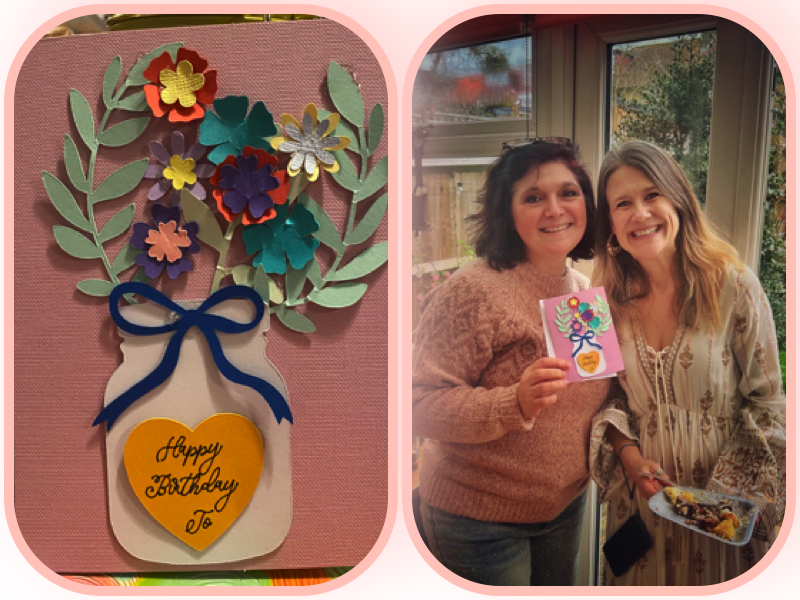 Cricut happy birthday card home made