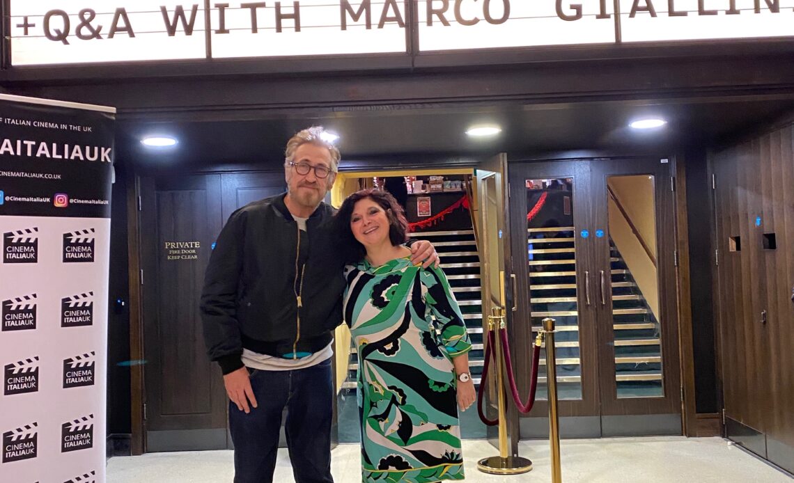 Marco Giallini and Monica Costa