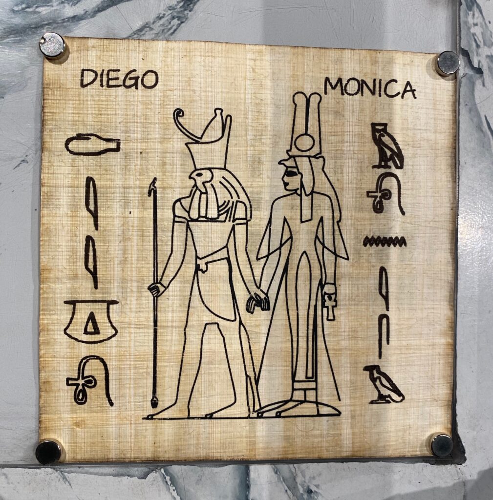 Ramses and the Pharaohs' Gold- We went face-to-face with 3,000-year-old treasure monica and diego Hieroglyphs