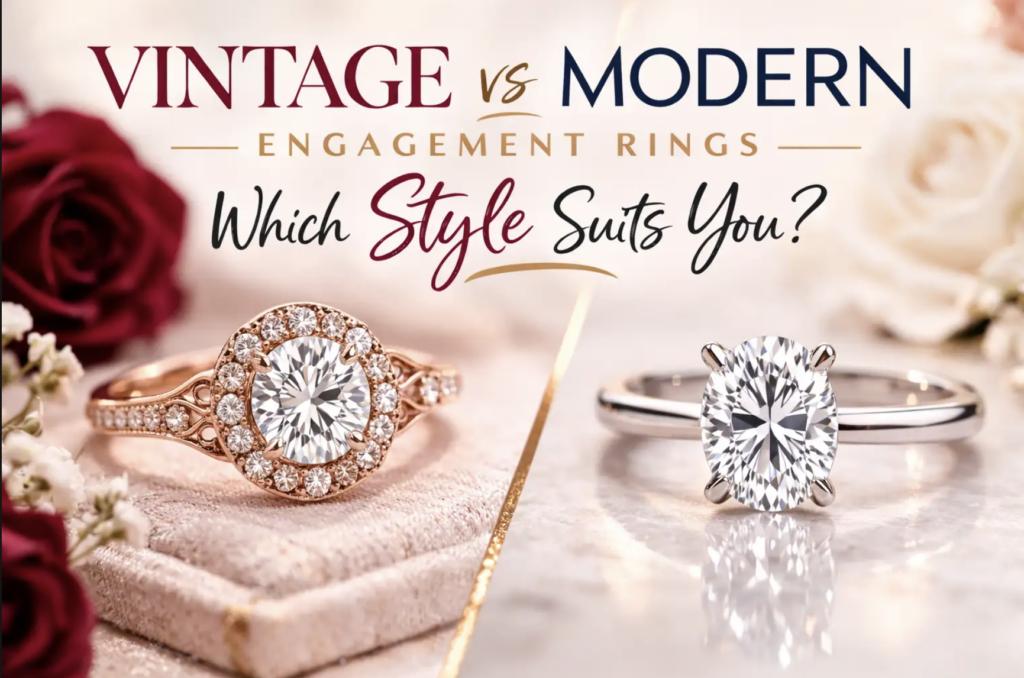 Vintage vs modern engagement rings: Which style suits you?