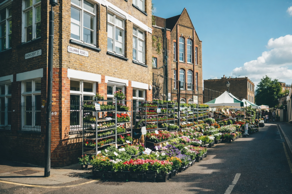 Columbia Road Flower Market London 