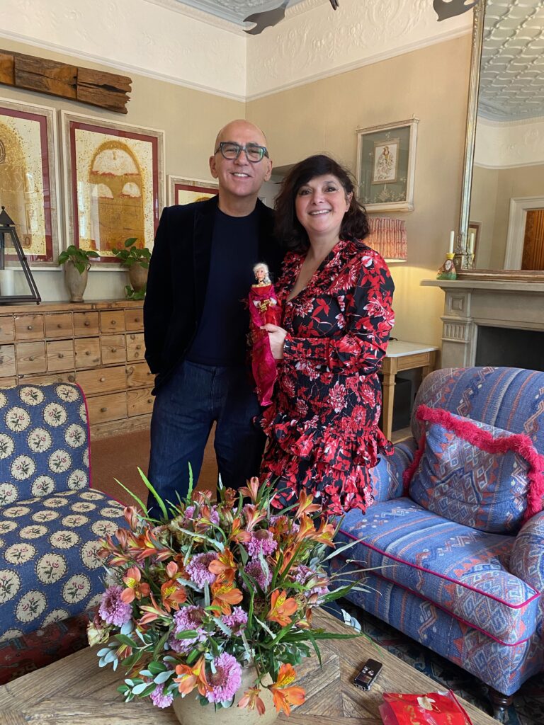 Ferzan O?zpetek and monica costa