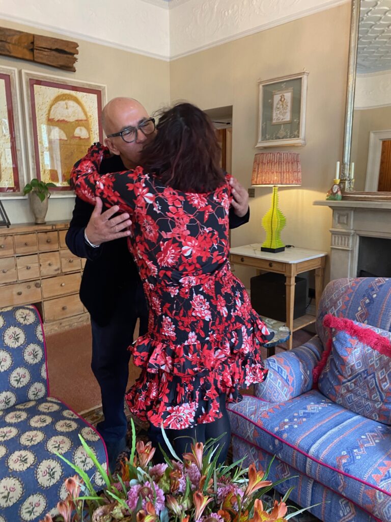 Ferzan O?zpetek and monica costa