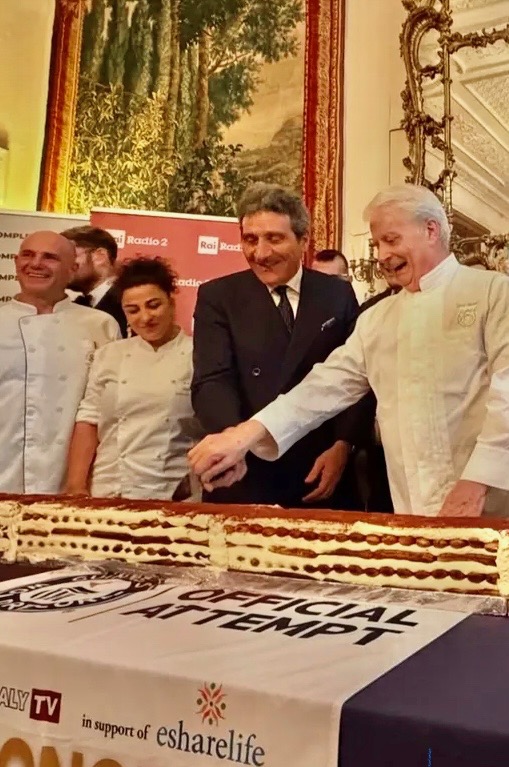 iginio massari e longest tiramisu