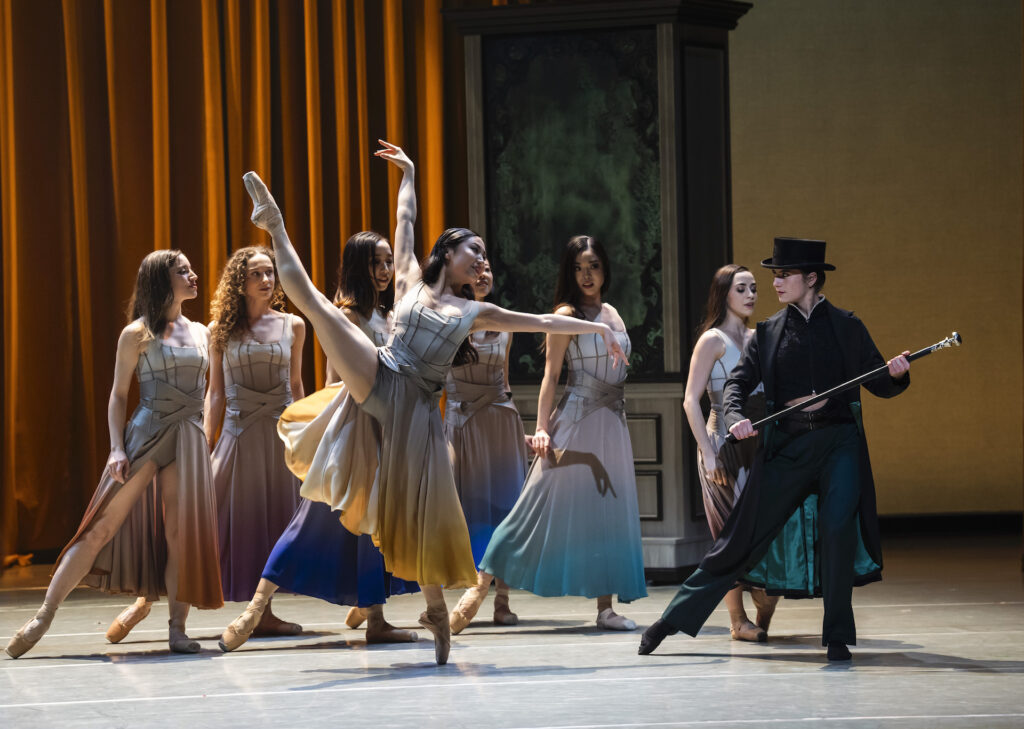 Northern Ballet dancers in Gentleman Jack