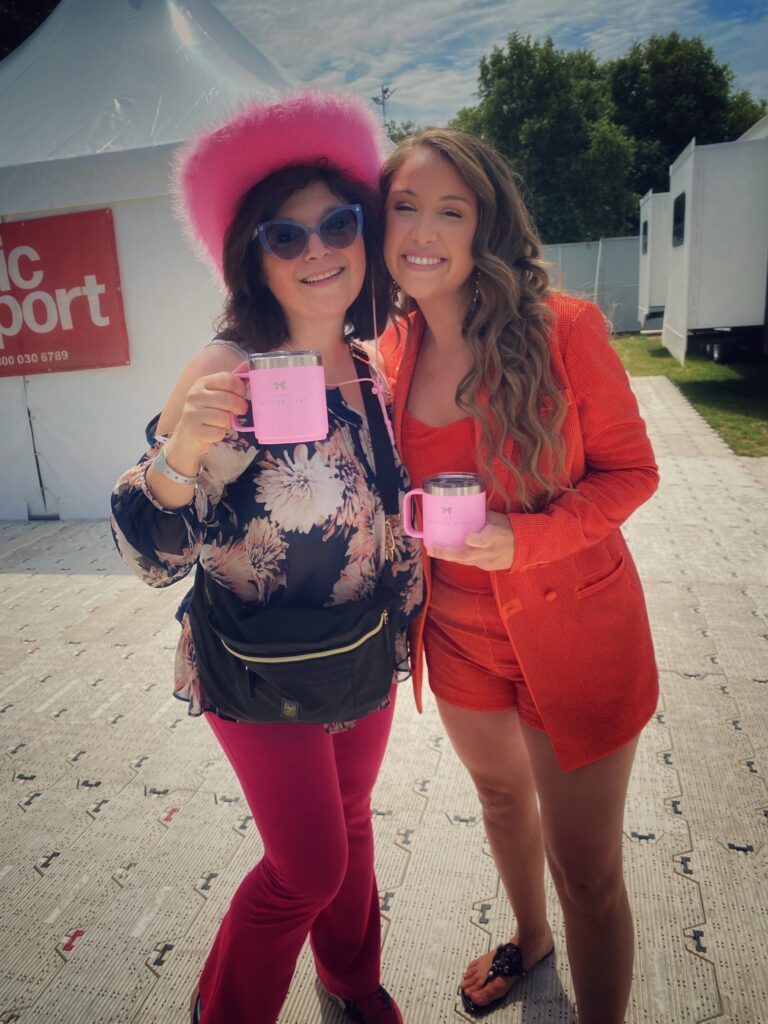 Alexandra Kay and monica costa backstage at BST Hyde Park 2026