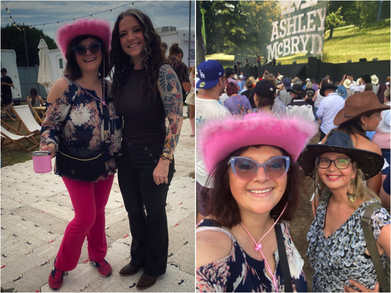 Ashley McBryde meeting London Mums collage