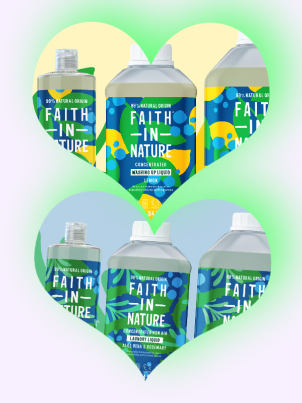 Faith in nature deep cleaning collage