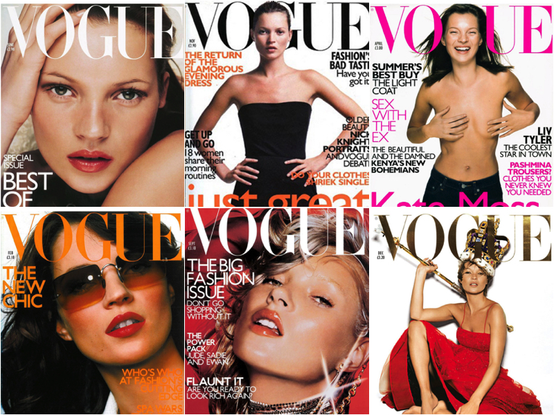 Kate moss vogue covers 1998-2001