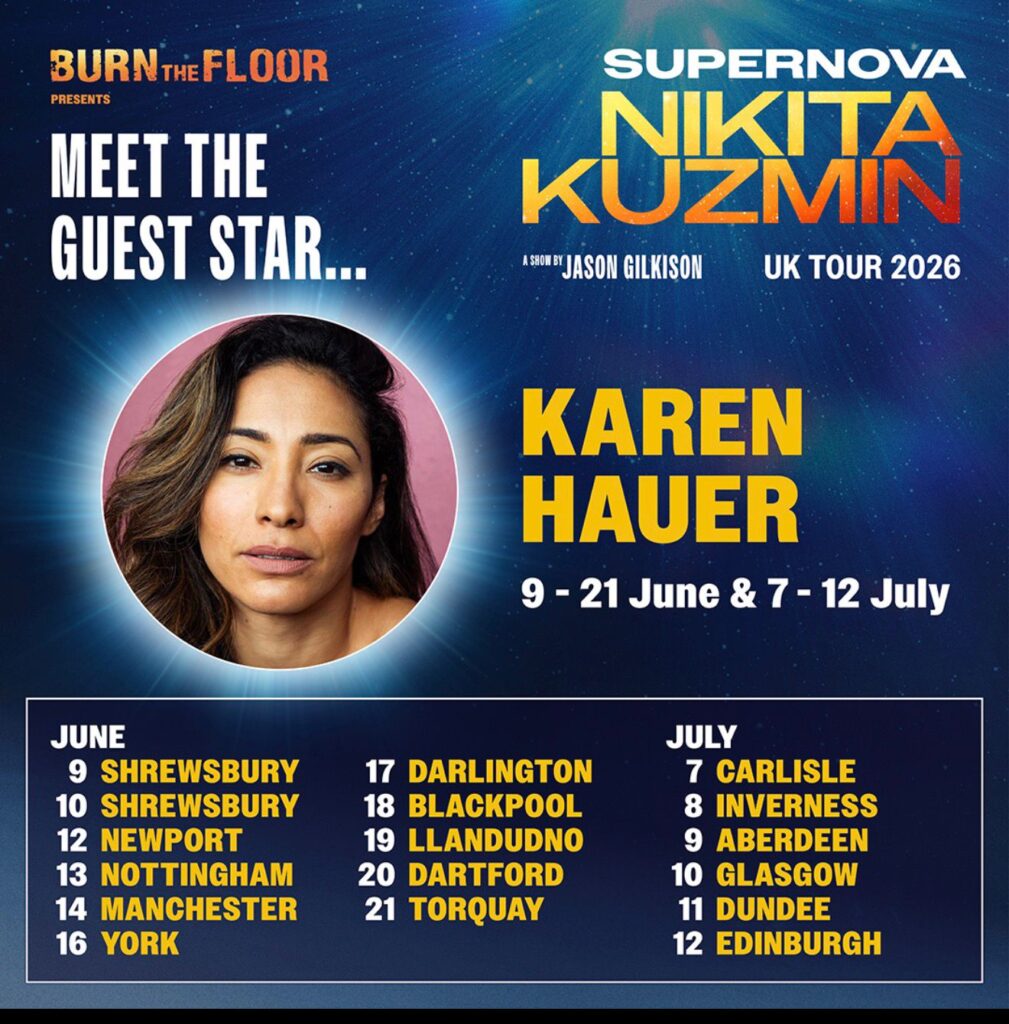 Tour Dates Supernova karen hauer burn the floor