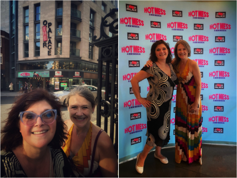 hot mess musical premiere london mums magazine collage
