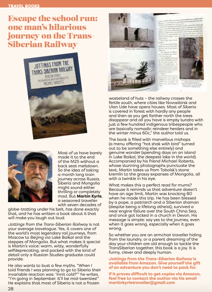 Jottings from the Trans-Siberian Railway