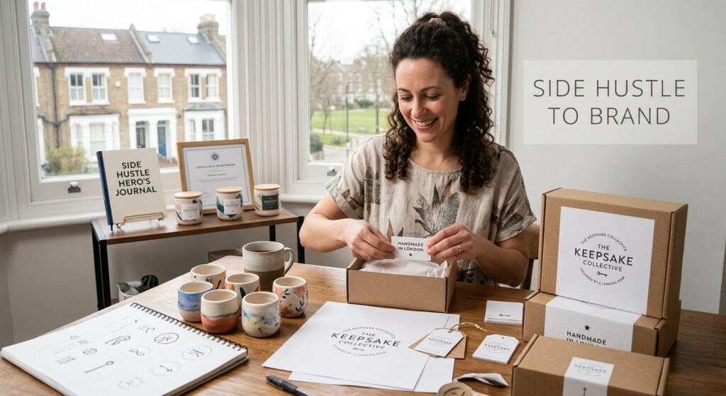 How to turn a side hustle into a brand people remember