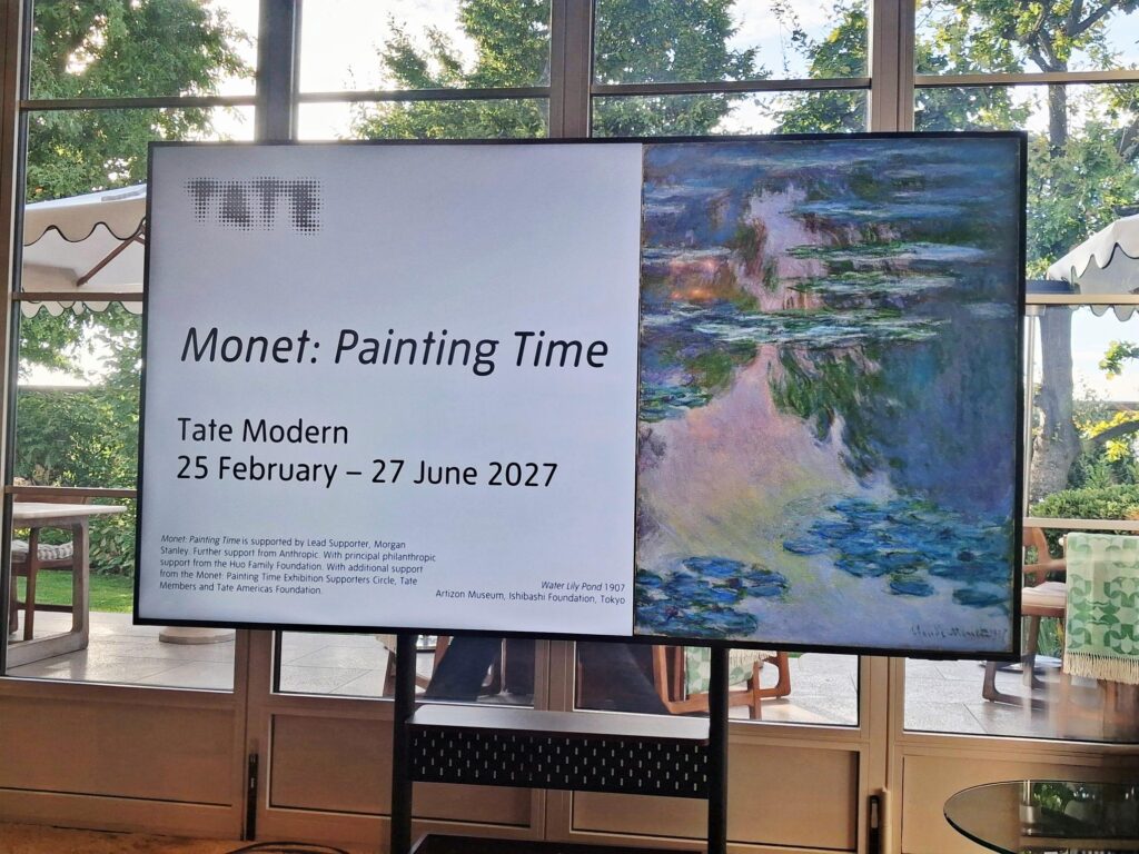 Monet Painting time exhibition