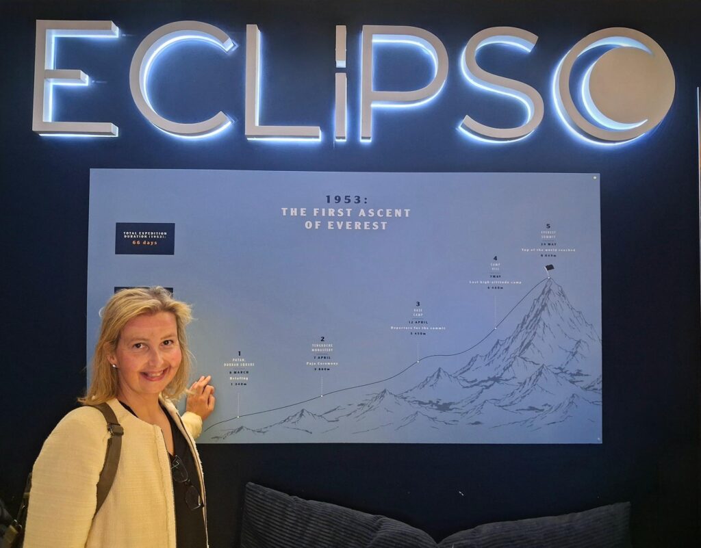 London Mums' reporter Francesca Olivieri at Everest