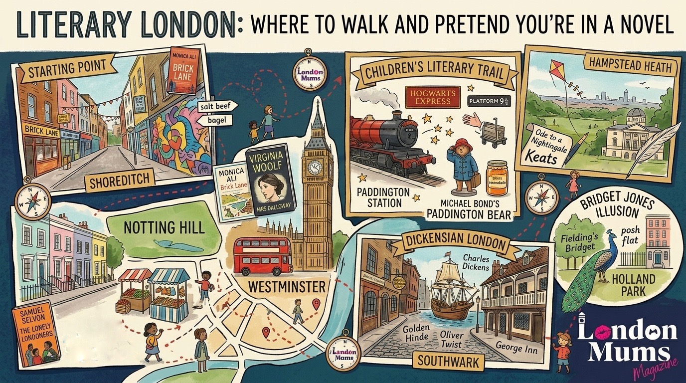 Literary London: Where to walk and pretend you're in a novel
